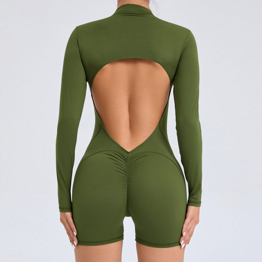 militar green jumpsuit