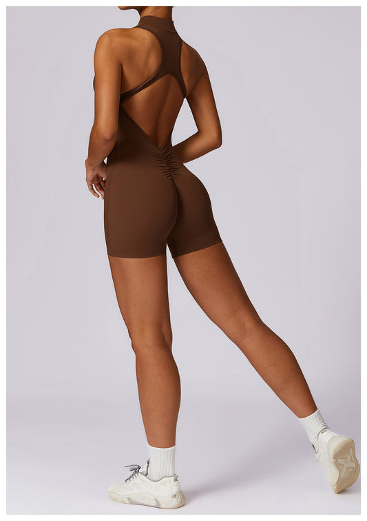 colombian coffe jumpsuit